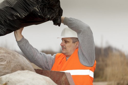 Office clearance process with recycling in Deptford