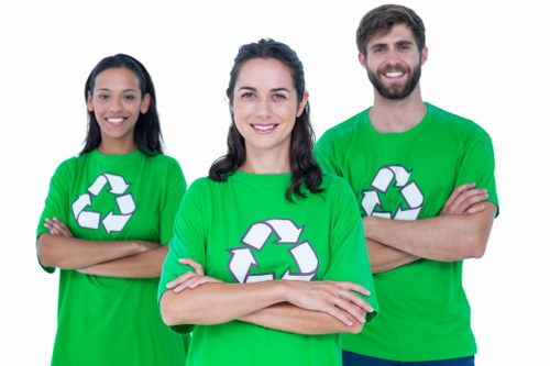 Types of business waste in a Deptford office